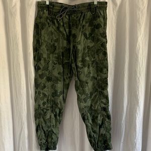Anthropologie camo joggers